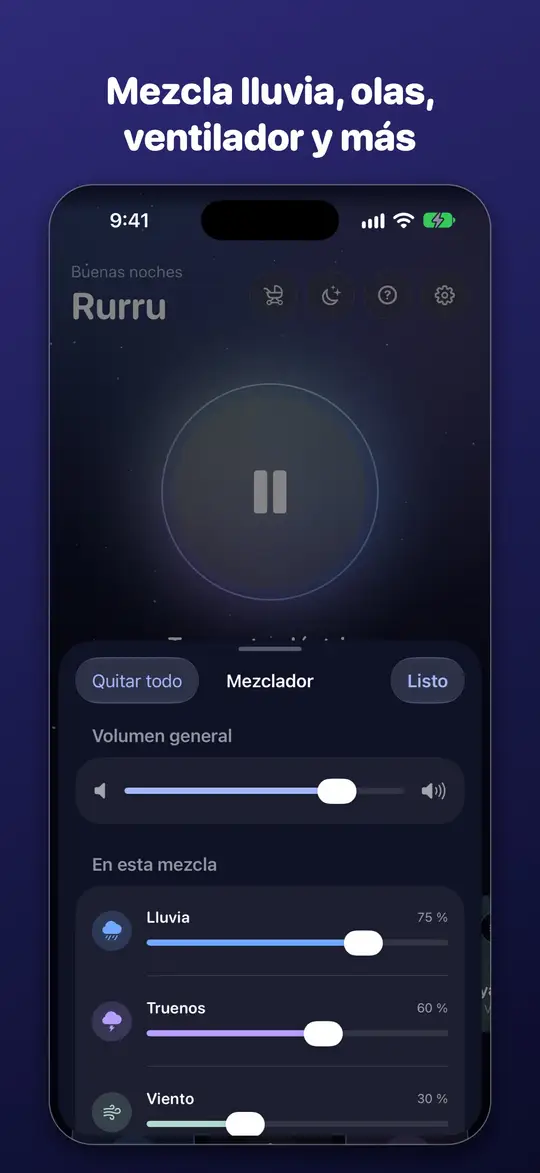 Mezcla de varios sonidos a la vez