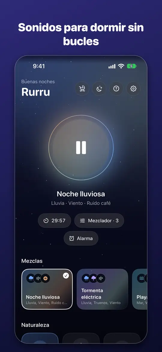 La biblioteca de sonidos: lluvia, mar, chimenea y más
